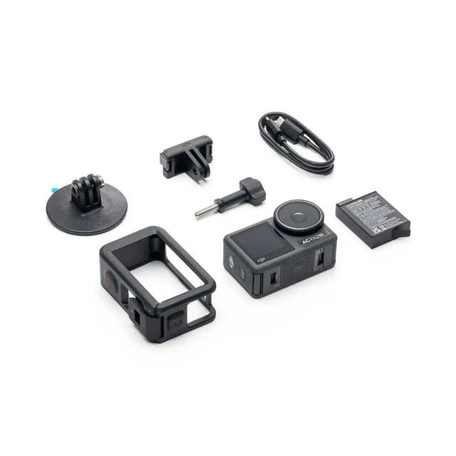 Osmo Action 3 4K Sport Camera Waterproof Adventure Combo 30fps Video Capture 1080p HD Recording MicroSD Media Compatible Various