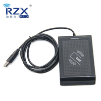 Étanche NFC Puce USB ISO14443A ISO15693 13.56MHz HF Bureau Noir RFID Programmable Tablette Carte À Puce RFID Tag Reader Writer