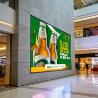 Écran LED COB d'intérieur Lecede à service frontal, mur d'affichage à pas de pixel fin pour la publicité de détail