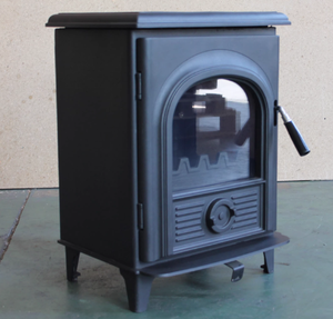 Cheminée autonome multi-combustibles en fonte AL907 avec une puissance calorifique de 8 kW, conforme à la norme EcoDesign, pour salon de villa - Product Image 4