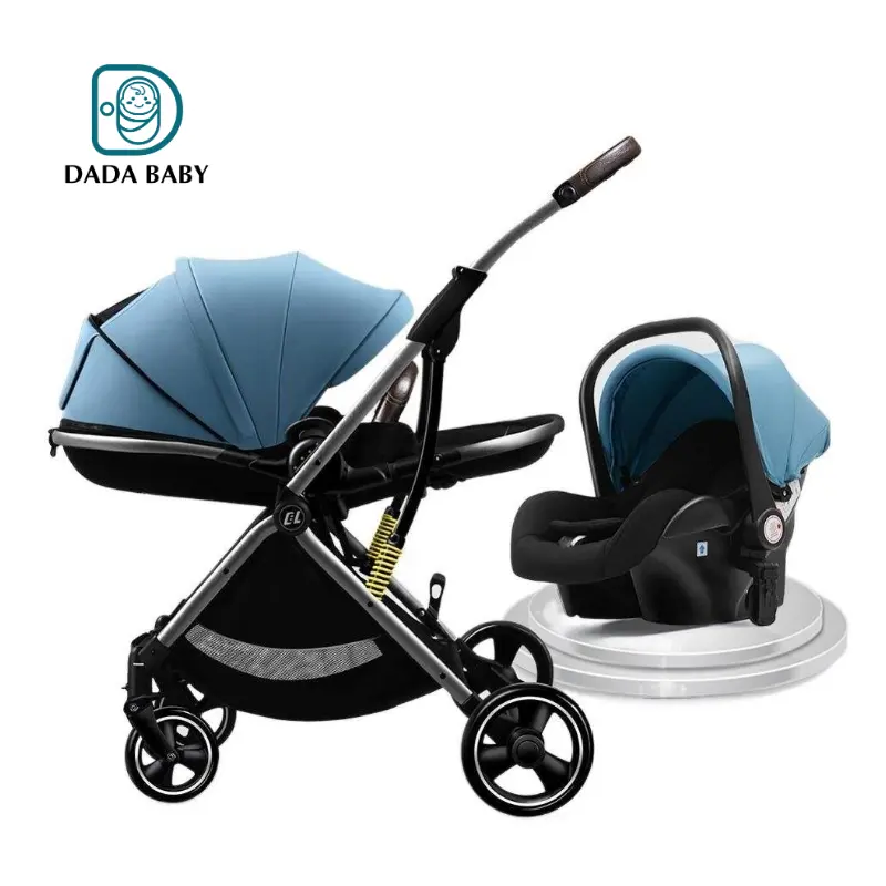 High Quality 3 in 1 baby stroller luxury high landscape poussette 809-SHY Multi-Functional Baby Pram for travel