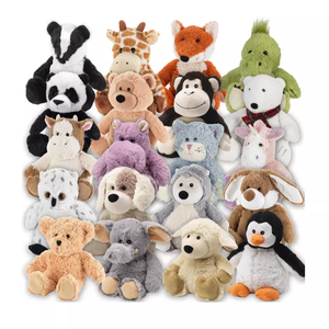 Maßgefertigter Mikrowellen-Handwärmer mit französischem Lavendelduft, Plüschtier für Kinder, 25 cm hoch, mit Heizkissen - Product Image 1