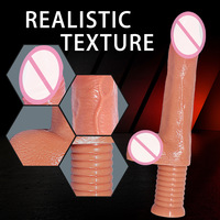 Dildo, pénis artificiel, dispositif de masturbation, jouet d'autodéfense pour femmes, baguette de massage, jouet sexuel érotique, vibromasseur chauffant sans fil