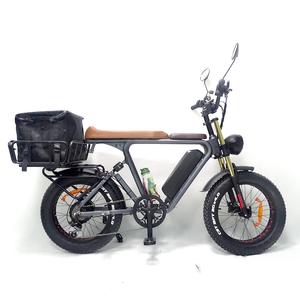 จักรยานไฟฟ้าแนววินเทจขนาด1000W,จักรยานขนส่งสินค้าขนาด180กก. 20Ah แบตเตอรี่ <span class=keywords><strong>Cargobike</strong></span> - Product Image 2