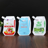 Pochette à bec liquide, sacs personnalisés à bec de liquide, sacs d'emballage en gelée de jus, sac avec Logo, pièces