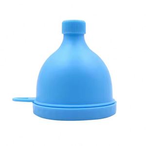 Custom Made Plastic Powder Addition <b>Protein</b> Jar-Shaped 100Ml <b>Bottles</b> Bulk Keychain Travel Scooper Supplement Funnel Black - Product Image 6