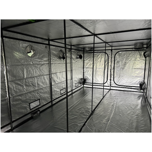 Grande tente de culture intérieure 600D/1680D/2000D 20 'x 10' avec cadre en fer pour serre hydroponique pour la croissance des plantes 600x300 - Product Image 4