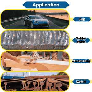 Meilleure ponceuse à bande pneumatique 6x330mm 18000 tr/min pour la production industrielle - Product Image 2