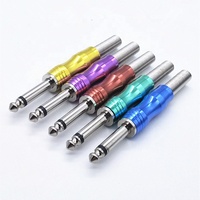 Cantell colokan 1/4 inci 6.35mm TS 6.35mm, colokan jantan 6.35mm 6.5mm konektor jack