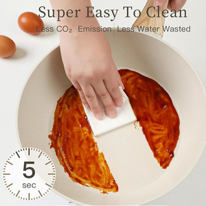 Juego de Ollas y Sartenes de Cerámica de Alta Calidad con Revestimiento de Mármol, Mango de Madera de Baquelita, 12 Piezas, Juego de Utensilios de Cocina de Aluminio Forjado - Product Image 4