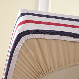 Bán Buôn 100% Bông Màu Đỏ Màu Xanh Trắng Sọc Bộ Đồ Giường Set 4PC, Hải Lý Duvet Cover Set Đầy Đủ Nữ Hoàng Vua Kích Thước Cho Nhà Khách Sạn Khu Nghỉ Mát - Product Image 6