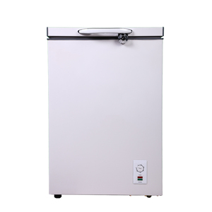 Congélateur <span class=keywords><strong>coffre</strong></span> blanc compact <span class=keywords><strong>100L</strong></span> à congélation rapide, électrique, usage commercial, pour hôtel, avec porte battante et verrouillage lumineux - Product Image 2