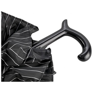 Parapluie de pagode Long et droit, anti-vent, avec Logo imprimé personnalisé, couleur noire et t8, vente en gros, - Product Image 4