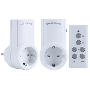 Smart Home EU Remote Control Socket Outlet EU Plug with On Off Switch RF Control