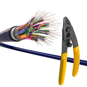 CFS-3 Miller Clamp Steel Fiber Thermal Tools Optic <b>Cable</b> Stripper Wire Cutter Fiber Optic Stripping Pliers - Product Image 5