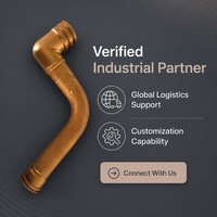 Connecteur de tube en acier inoxydable en forme de S usiné CNC avec rainures d'étanchéité intégrées, durable pour les applications de plomberie et de réfrigération