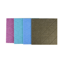 Panneaux muraux en feutre RPET autocollants sur mesure, panneaux acoustiques en polyester recyclé pour l'absorption du son, pour murs et plafonds