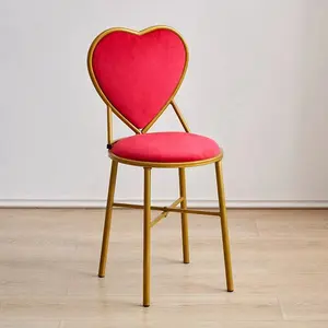 Kuzey avrupa rüzgar aşk sırtlı sandalye kız kalp yatak odası süt çay dükkanı sırtlı sandalye soyunma odası