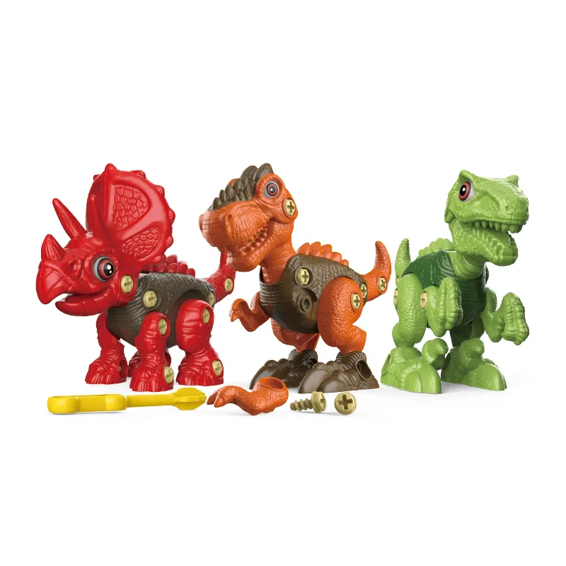 전기 드릴 엔지니어링 놀이 키트 조립 학습 장난감 DIY 어린이를위한 공룡 행성 장난감