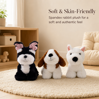 Jouets en peluche lestés pour chiens, 100 % polyester, 15 cm, anti-stress, pour fêtes d'anniversaire – Tous âges