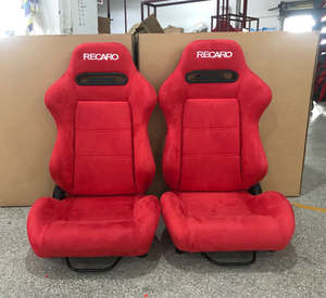 Paire universelle de sièges de course RECARO Confitti SR3 noirs avec double réglage rapide sur l'épaule et double curseur - Product Image 5