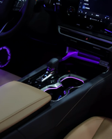 Kit d'accessoires d'éclairage LED intérieur pour Lexus RX 2023-2026, style cristal dynamique, éclairage d'ambiance, panneau de garniture, amélioration de l'éclairage