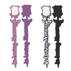 Bâtons de roses en acrylique MDF vierges pour sublimation, imprimables sur une face, pour cadeaux floraux personnalisés avec photo, pour l'amour et les célébrations (vente en gros) - Product Image 5