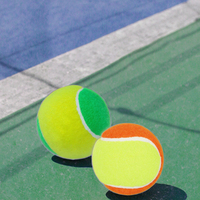 Balles de tennis en gros de logo personnalisé pour l'entraînement sportif et le divertissement Produit du fabricant durable en Chine