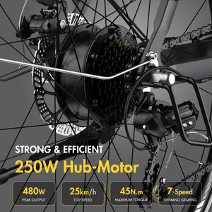 Bicicleta Plegable Fafrees F28 Pro con Motor de 36V 250W, Neumático de 27.5'', para Adultos, Disponible en Almacenes de la UE y el Reino Unido - Product Image 5