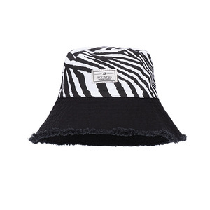 Rong Guang Zebra Print Bucket Hat UPF50+ Sun Protection For Women Summer Fashion - Product Image 2