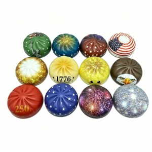 Hines Anti-Stress Boulette PU Mousse Doux Squishy Ball Squeeze Jouet pour Garçons Filles Unisexe Jour De L'indépendance Thème - Product Image 1