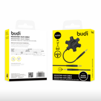 Divisor de Audio Budi de 6 Vías y 3.5MM para Auriculares, Cable Auxiliar con 1 Conector Macho a 5 Conectores Hembra de 3.5MM