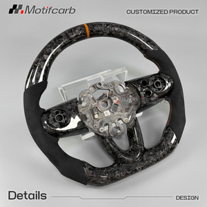 Volante de fibra de carbono forjado personalizado para Mini Cooper Serie F F54 F55 F56 F57 F60 JCW Clubman Countryman - Product Image 3