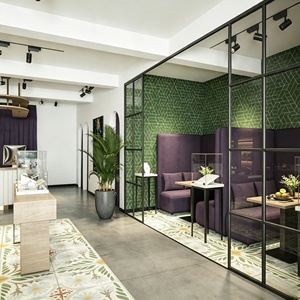 ร้านขายเครื่องประดับ นาฬิกา และสินค้าหรูหรา ออกแบบตกแต่งภายในร้านแบบครบวงจร ปรับแต่งได้ตามต้องการ ตู้โชว์กระจก ตู้โชว์เครื่องประดับ ตกแต่งร้านค้า - Product Image 4