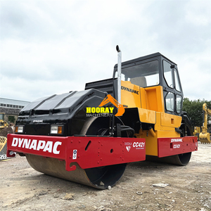 Rouleau compresseur à double tambour Dynapac CC421 d'occasion, engin de construction, moteur 75KW, prix réduit à vendre - Product Image 1