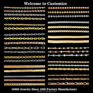 <span class=keywords><strong>Collar</strong></span> de Cadena Tipo O Fina de 1 mm, Personalizable, de Oro Sólido Puro de 9K, 14K y 18K, Clásico y Ajustable, de Gran Venta al Por Mayor - Product Image 3