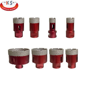 KS foret à sec en acier diamètre de tige de 10mm coupe-<span class=keywords><strong>scie</strong></span> <span class=keywords><strong>cloche</strong></span> brasée sous vide droite pour granit marbre carreaux de céramique et plastique - Product Image 1