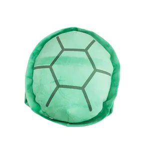 Nueva muñeca de peluche de concha de tortuga usable, juguetes de peluche de concha de tortuga verde creativos, juguete de peluche de concha de tortuga gigante