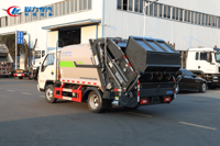 Camion compacteur à moteur diesel avec télécommande et boîte de vitesses, norme Euro 3, mini camion compacteur