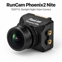Caméra de drone FPV RunCam Phoenix2 Nite 1500TVL Vision nocturne Starlight Capteur 8 pouces Objectif M12 Certifié CE/FCC 5V-24V