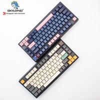 75% SKYLOONG GK75 Keyboard Mekanik Nirkabel Hot Swap Knob Modular & Desain Gasket-list untuk Produsen Asli
