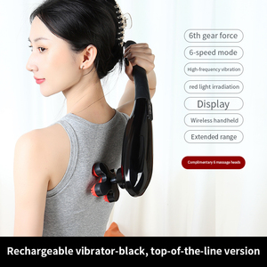 2025 Venta caliente de mano de carga de velocidad ajustable rodillo masajeador de espalda cuello hombro pierna cuerpo masaje martillo - Product Image 2