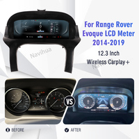 Navihua Nouveau design Système Linux Tableau de bord LCD Compteur de vitesse numérique pour Range Rover Evoque 2014-2019