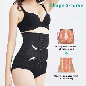 # S308 <span class=keywords><strong>Faja</strong></span> de Fitness personalizada de fábrica para <span class=keywords><strong>mujer</strong></span>, <span class=keywords><strong>faja</strong></span> de cintura con control firme, moldeador de cuerpo, corsés de entrenamiento de gimnasio para adelgazar el vientre - Product Image 1