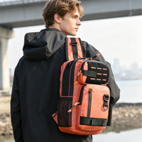 Nueva Bolsa de Pecho para Hombre, Multifuncional, Impermeable, para Deportes, Viajes, Pesca, Estilo Moderno, Táctica, Bandolera