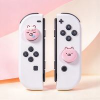 Sarung Joystick Silikon Ramah Kulit Anti Selip Sentuhan Nyaman untuk Pengontrol Konsol Game Genggam Tutup Pegangan Ibu Jari
