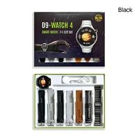 Reloj Inteligente D9-watch 4 IPS 7 en 1 con Correas de Gel de Sílice, Cargador Inalámbrico IP67, Llamadas Bluetooth, Batería de Gran Capacidad, Monitor de Sueño, Calendario, Multifunción