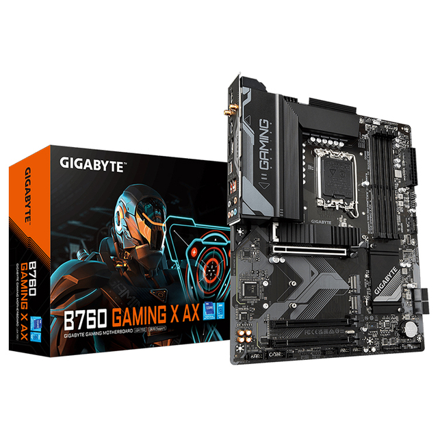 GIGABYTE B760 GAMING X AX (rev. 1.x) ATX Motherboard with Dual Channel DDR5 Socket Support LGA 1700 Chipset Processor