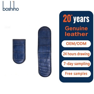 Boshiho - Cartera con Clip para Billetes de Cuero Genuino Hecha a Mano Estilo Vintage, Tarjetero, Organizador de Billetes, Forro de Algodón Orgánico - Product Image 1