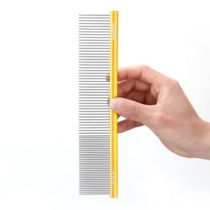 Baoli leggero e durevole pettine per animali domestici grande Logo privato districante antistatico pettine pettine per animali domestici - Product Image 1